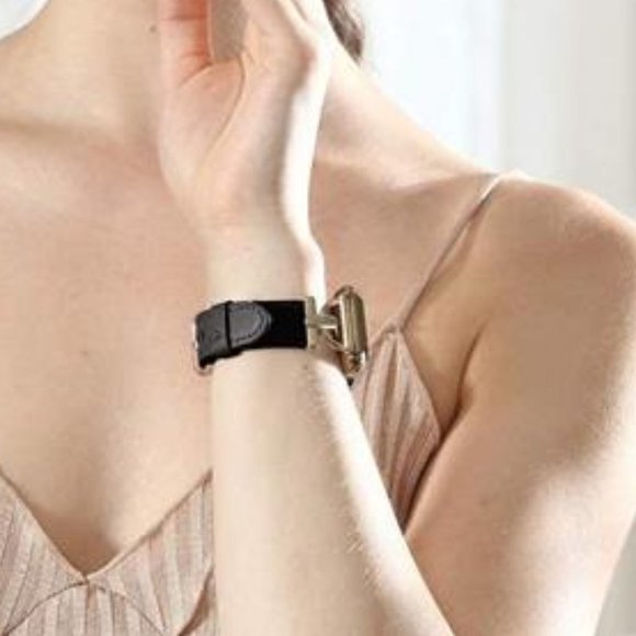 NEW Black/Rose Gold Luxury Apple Watch Band